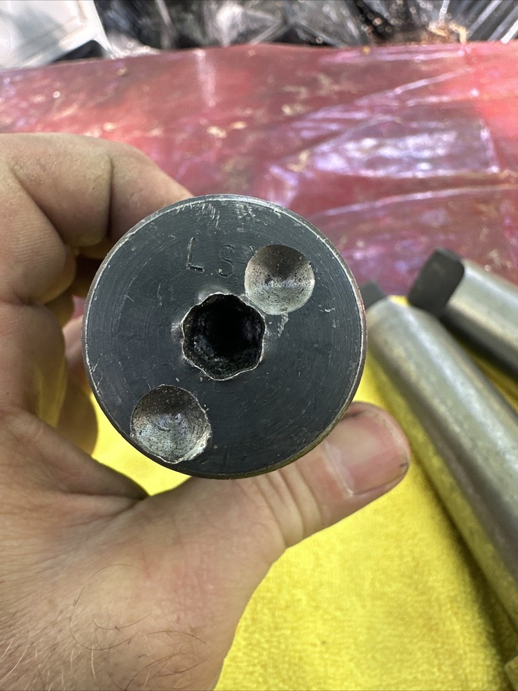 3pc Morse Taper 5 MT Face Shell Mill Arbors Sharpening Mandrel Cinci Work Head