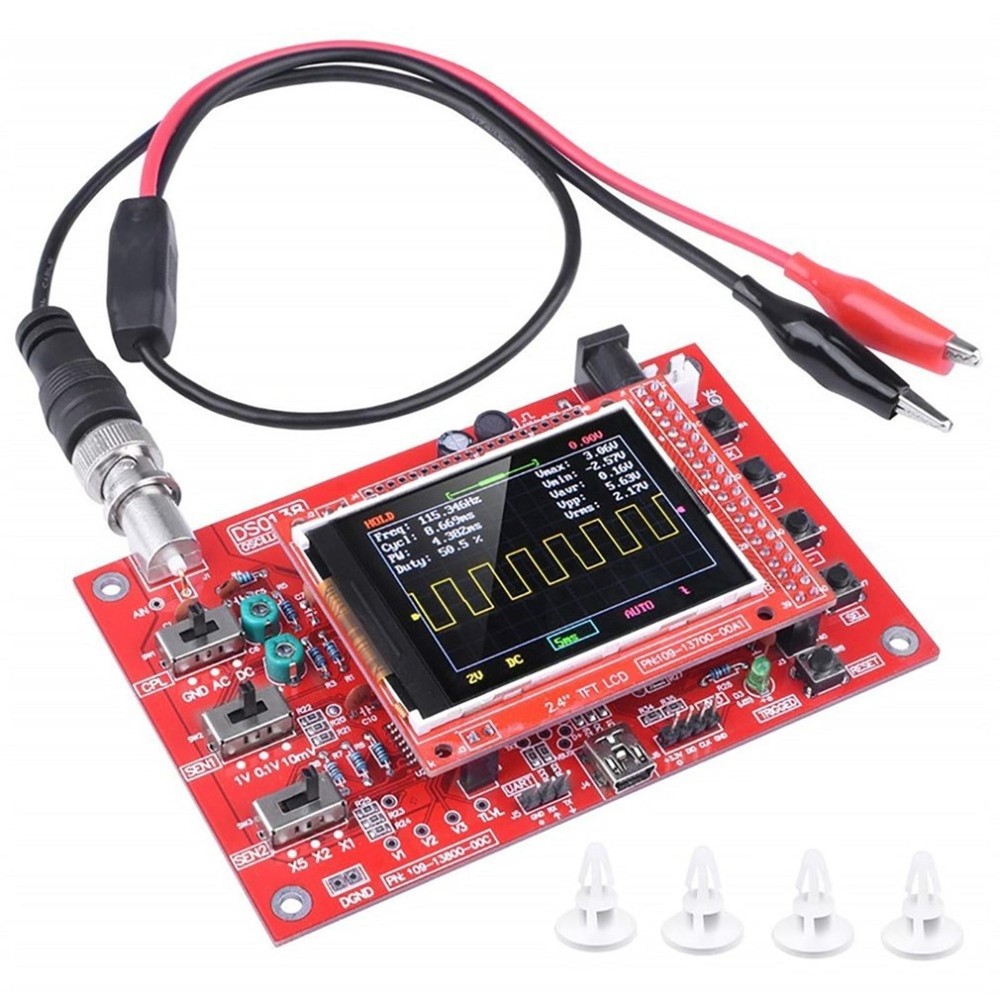 DC 9V Assembled DSO138 2.4" TFT Digital Oscilloscope Kit DIY Module