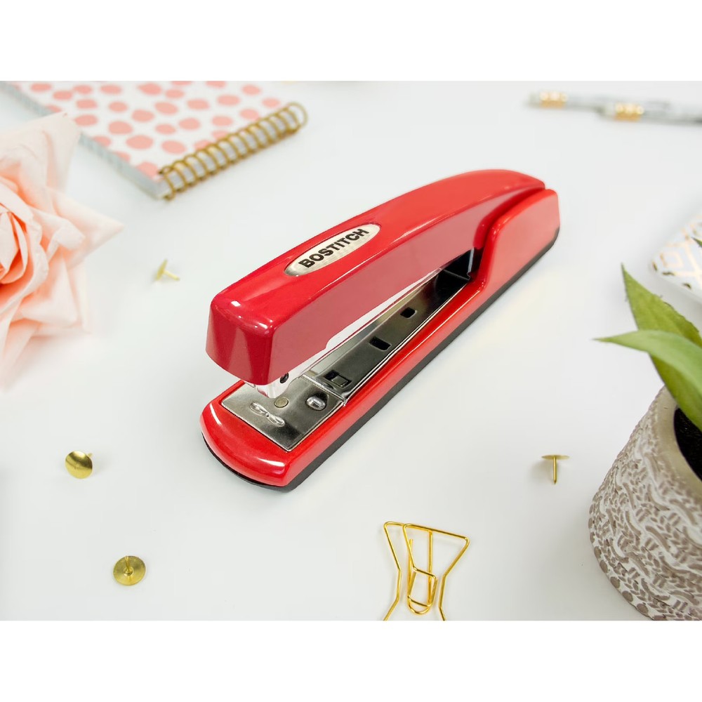 Bostitch Classic Red Stapler, 20 Sheets