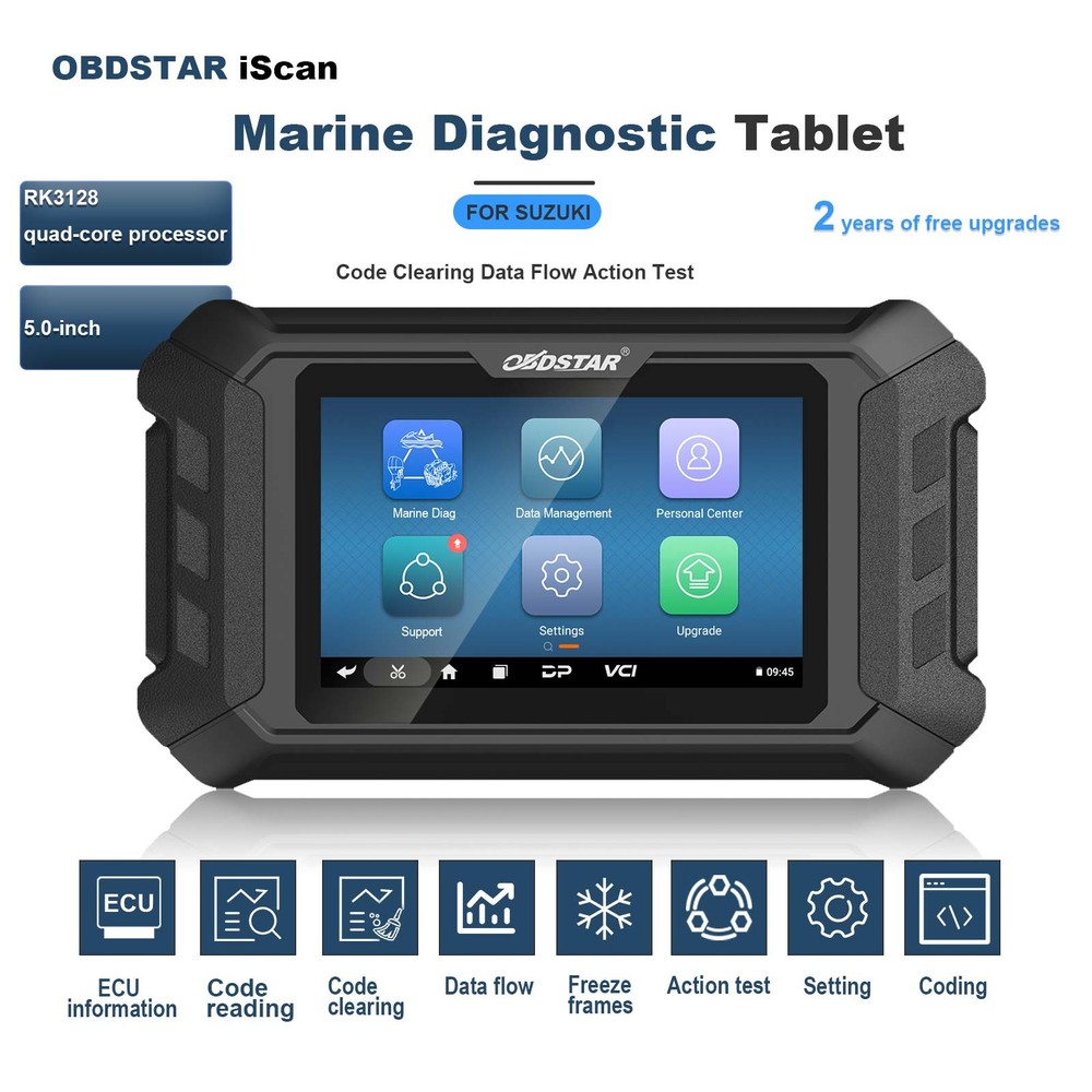 OBDSTAR iScan for SUZUKI Marine Diagnostic OBD2 Scanner Code Reader Key Coding