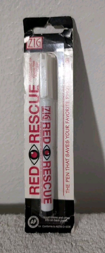 Zig Red Rescue Pen Eye Remover Correction New
