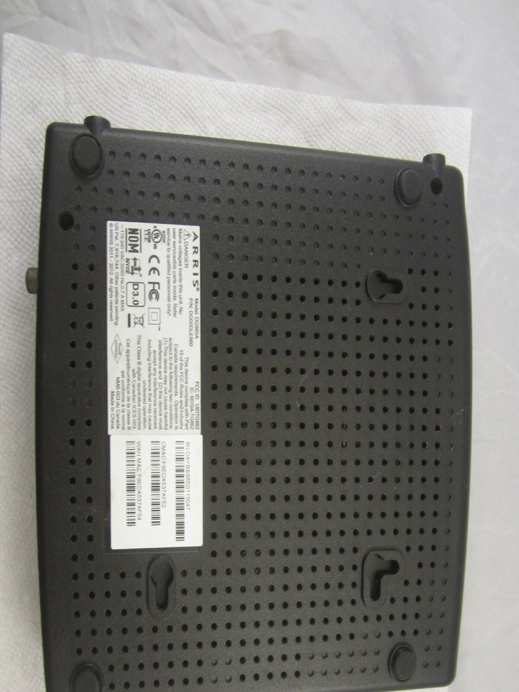 ARRIS DG860 Modem Wireless Internet .