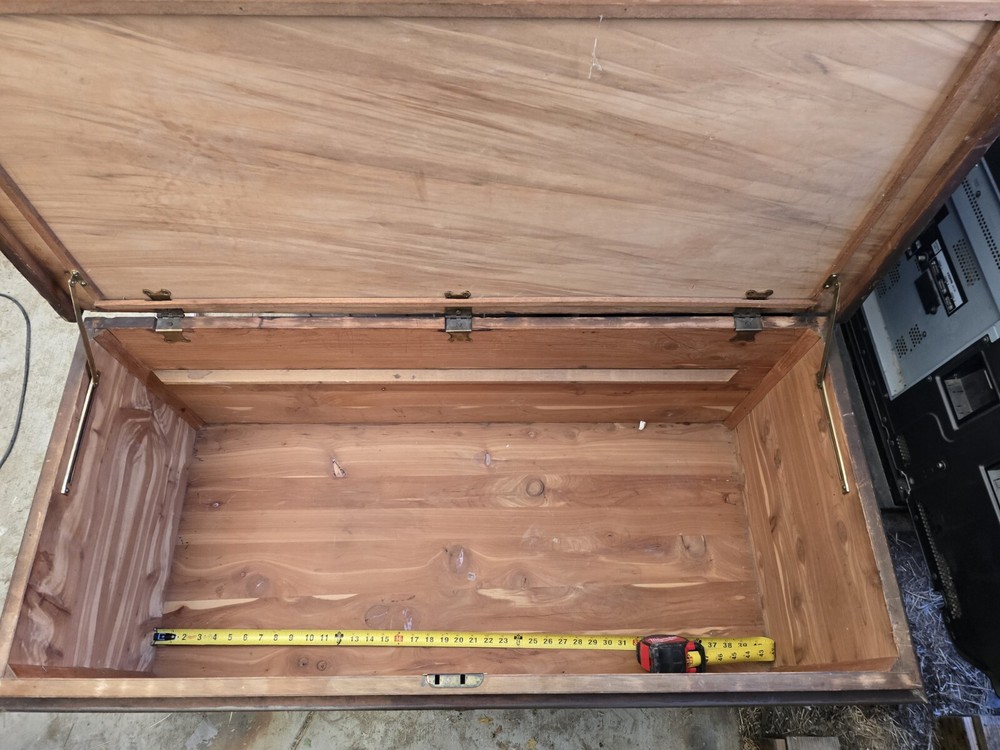 Vintage Cedar Wood Hope Chest