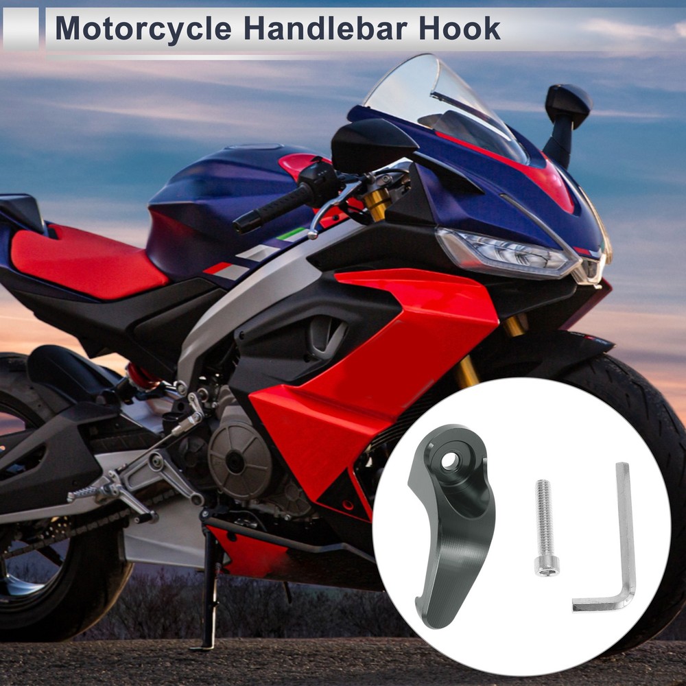 One Piece Aluminum Alloy Motorcycle Drop Hook Ton Titanium