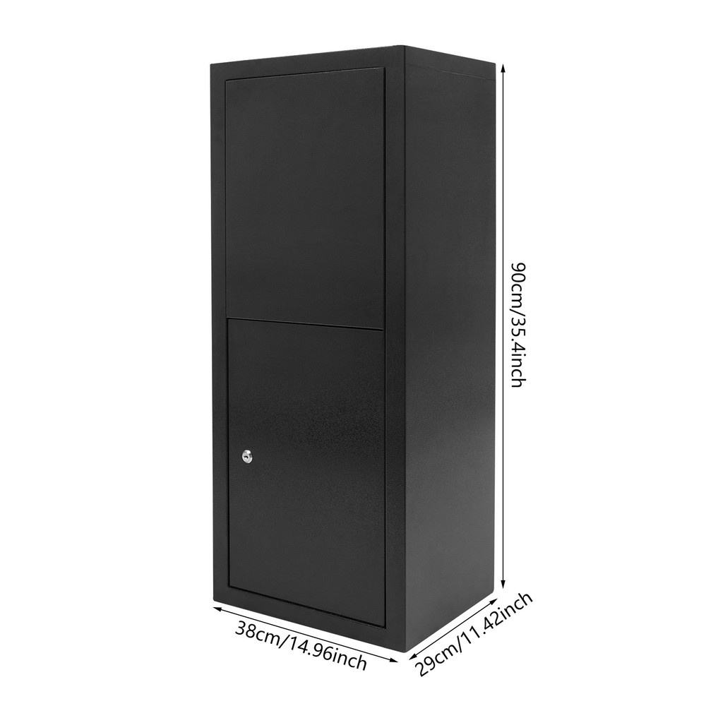 Parcel Drop Box, Package Delivery Box, Large Mail Box with Key Lock