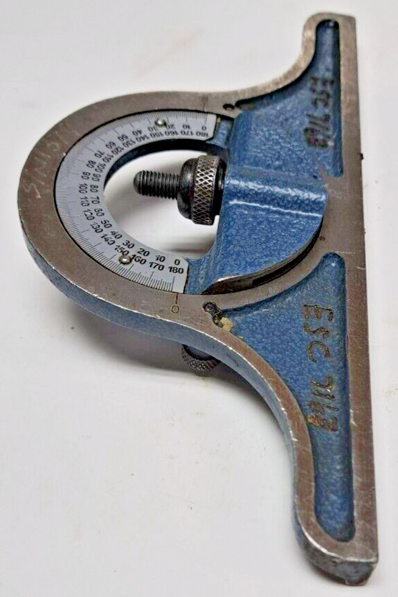 LONG BLADE PROTRACTOR HEAD 12"-24" 0-180° RANGE ESC 7163