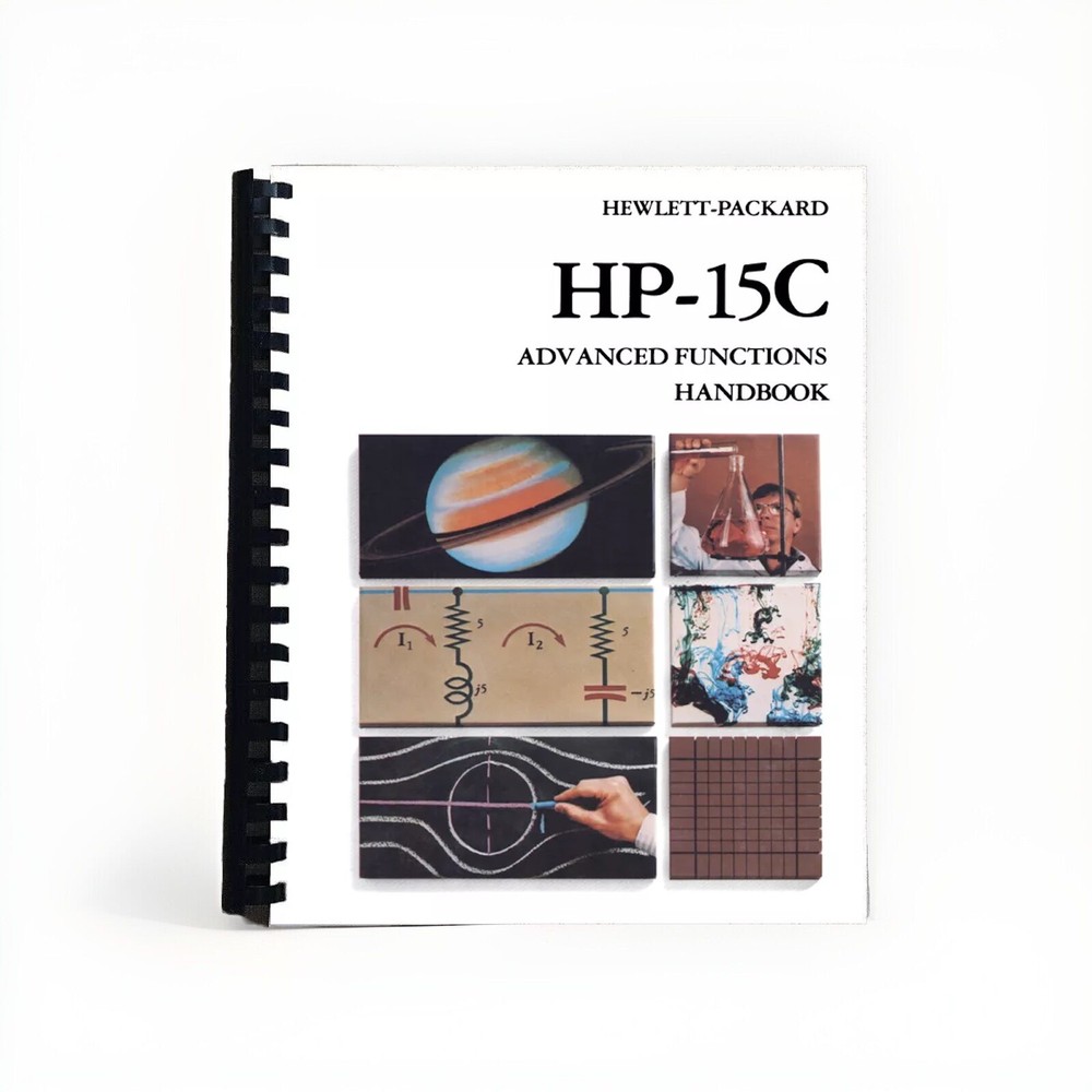 Advanced Functions Handbook Manual for Hewlett Packard HP 15C Calculator