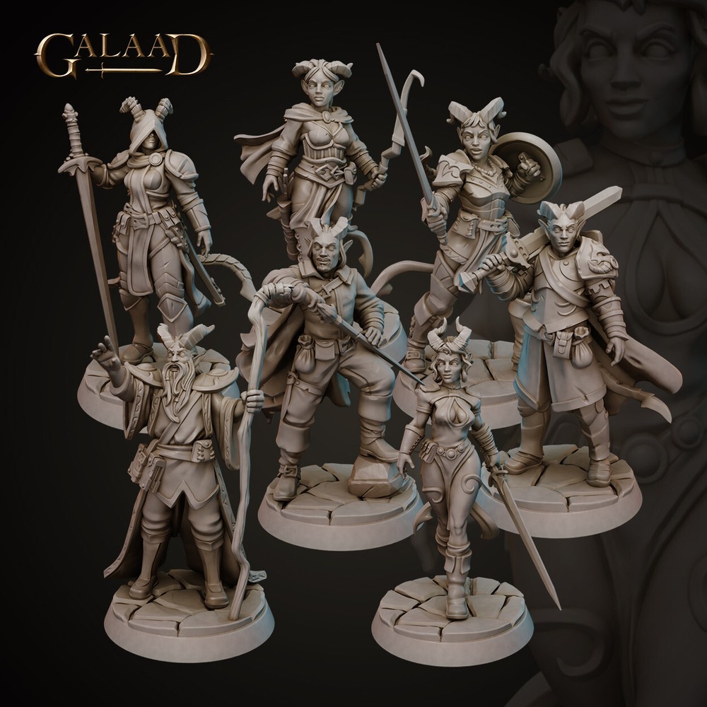 Tiefling Warband | Galaad Miniatures