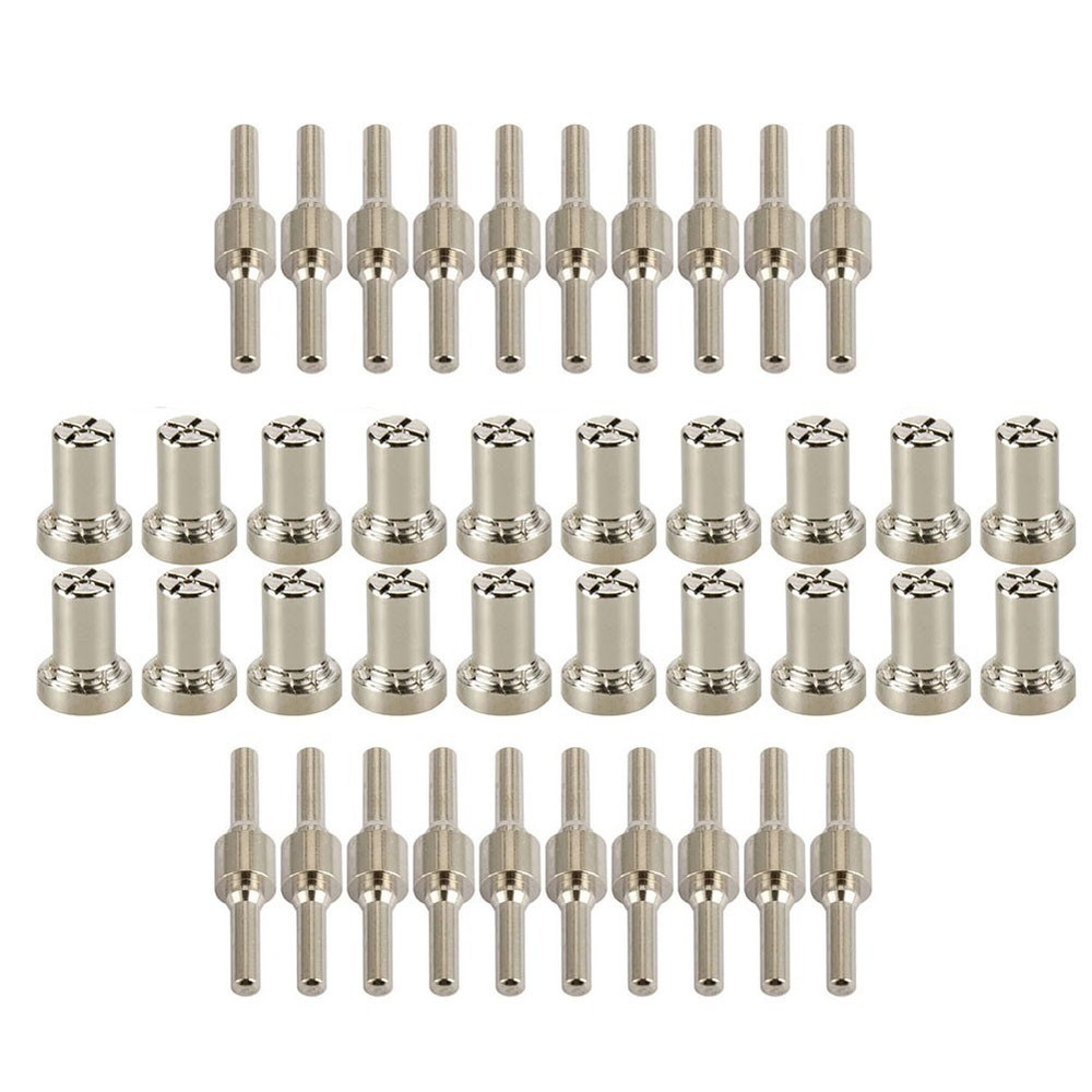 40PCS Plasma Cutting Consumable Set for PT31 Torch Fits 40A CUT30 CUT40