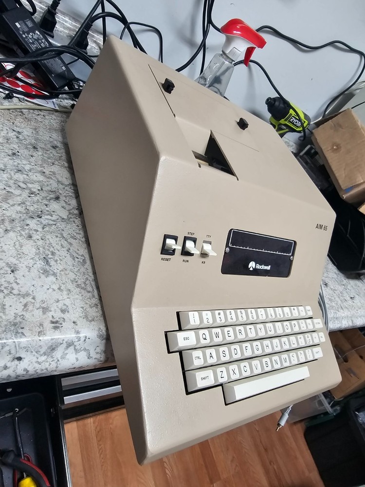 Retro Rare Clean Vintage Rockwell AIM-65 Advanced Interactive Microcomputer 6500