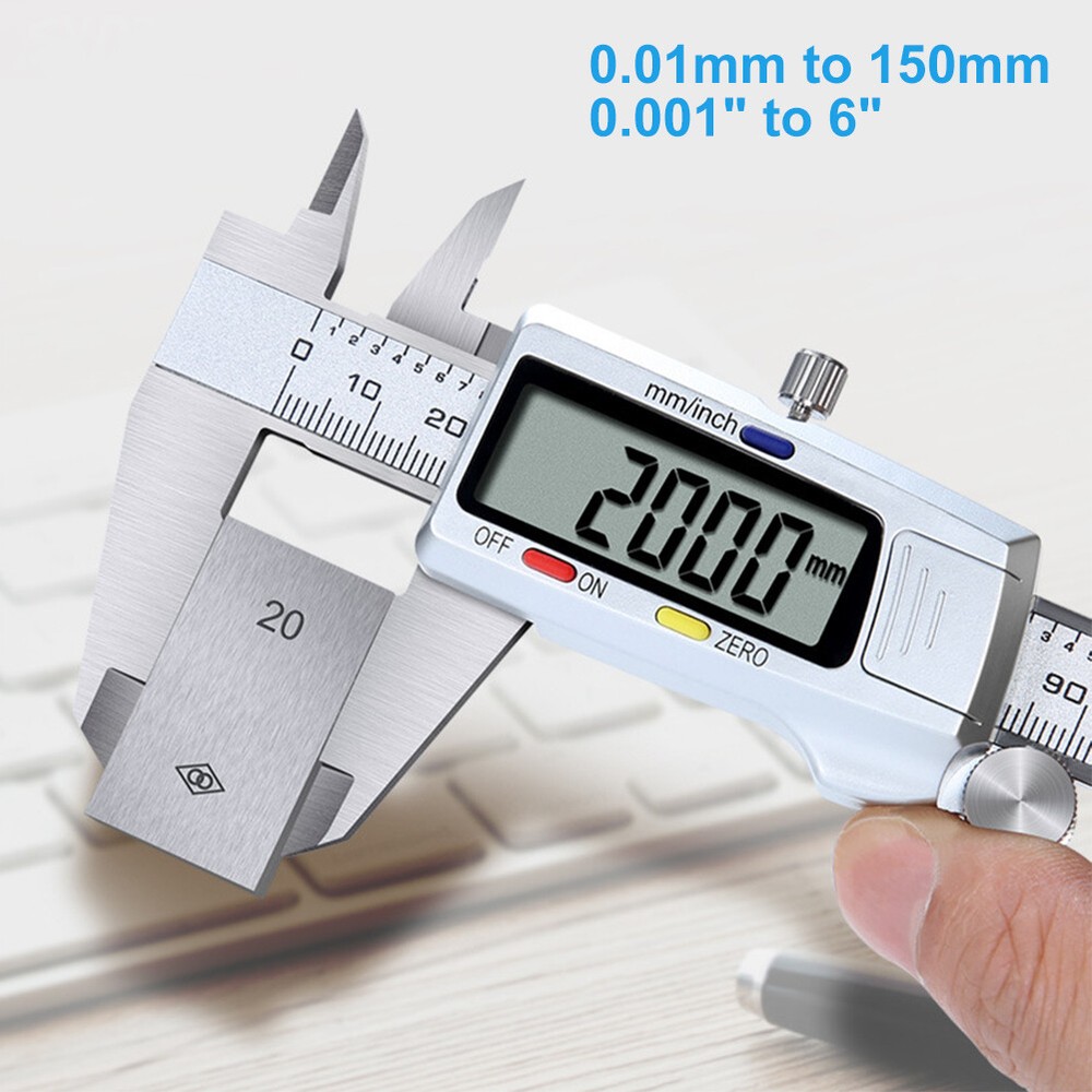 6" Digital ruler electronic caliper vernier caliper digital caliper micrometer