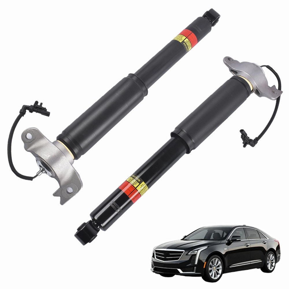Pair Rear Shock Absorbers Struts with Upper Mount Electric Assembly Compatibl...