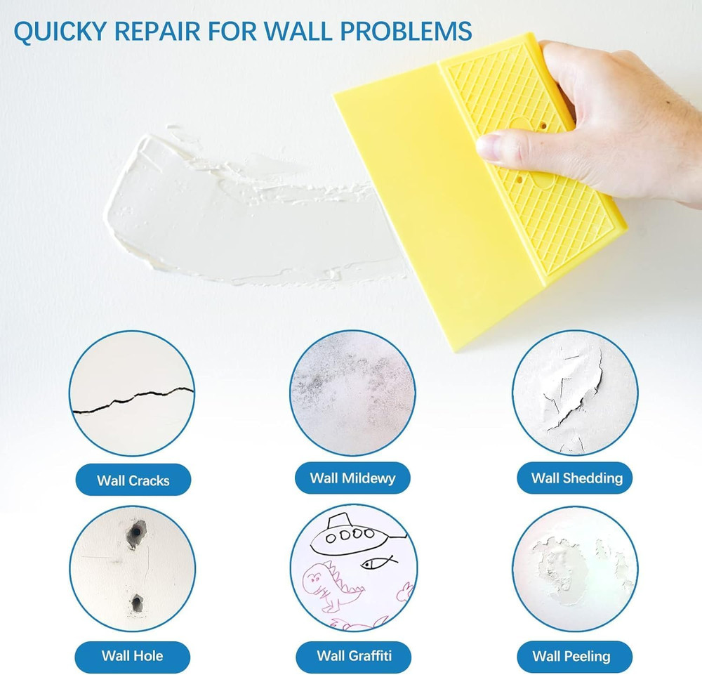 Drywall Repair Kit 9.8oz Wall Hole Patch Spackle Putty with Tools Fix