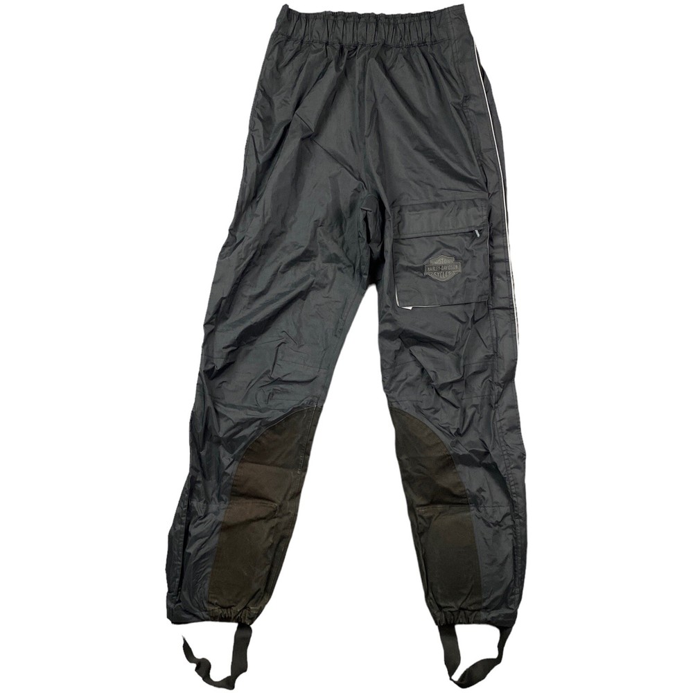 Harley Davidson Pants Mens Medium Black Polyester Heavyweight Lined Riding