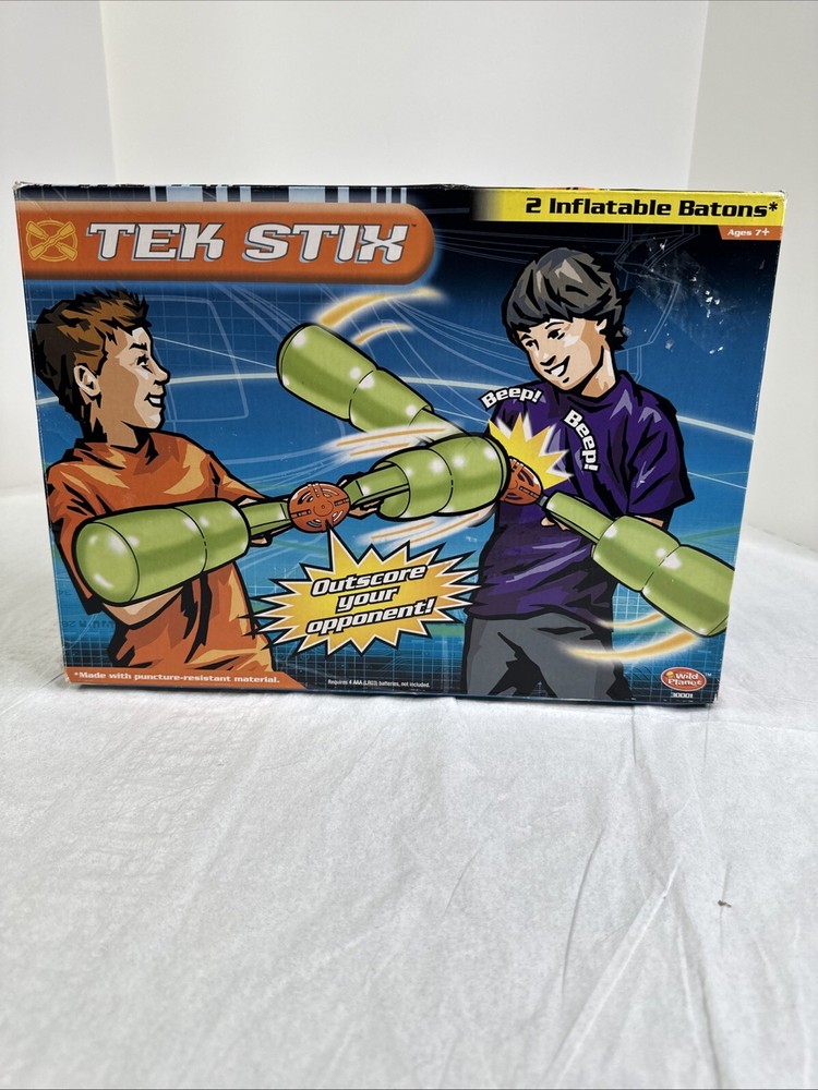 Tek Stix  Wild Planet Electronic Inflatable Batons Rare