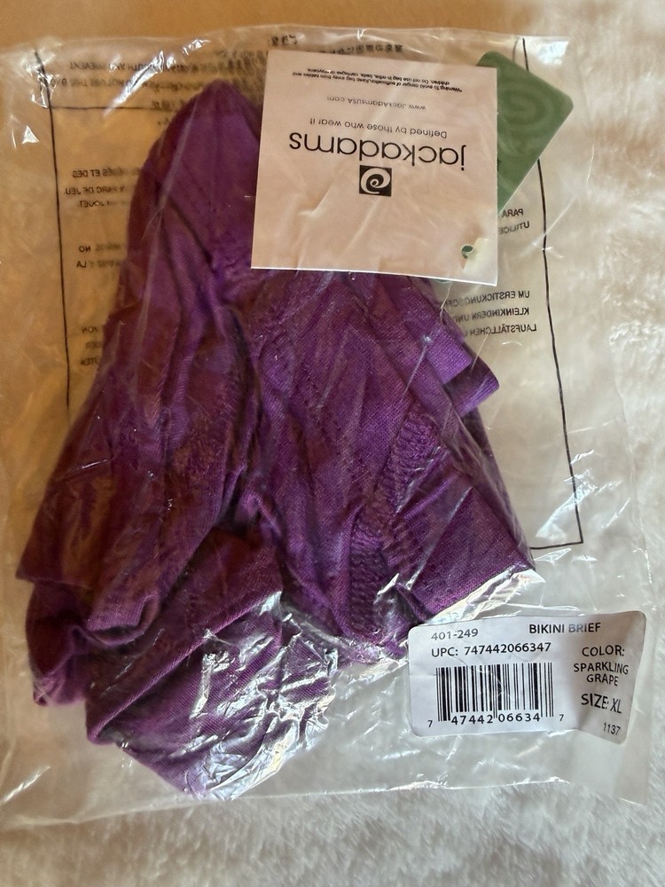 Jack Adams Modal Bikini Brief - XL - Sparking Grape