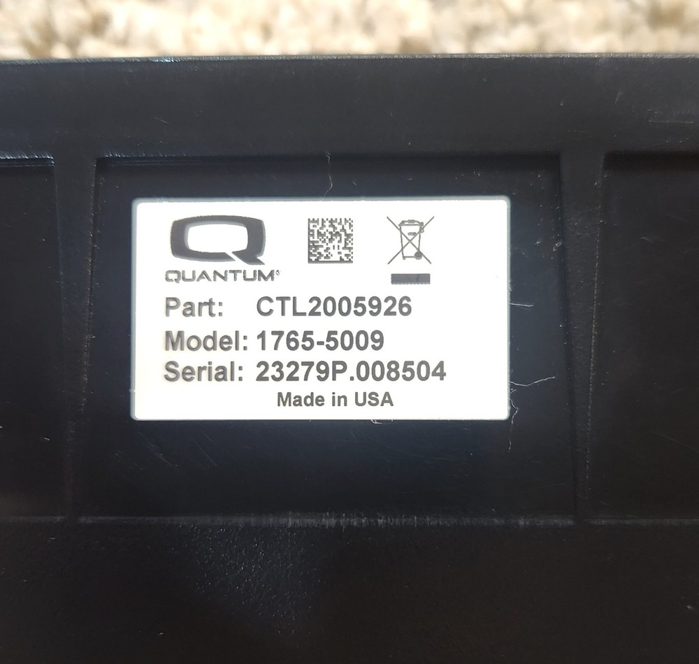 Quantum Q-Logic Q6 Edge CTL2005926 Control Module with Mounting Hardware Tested