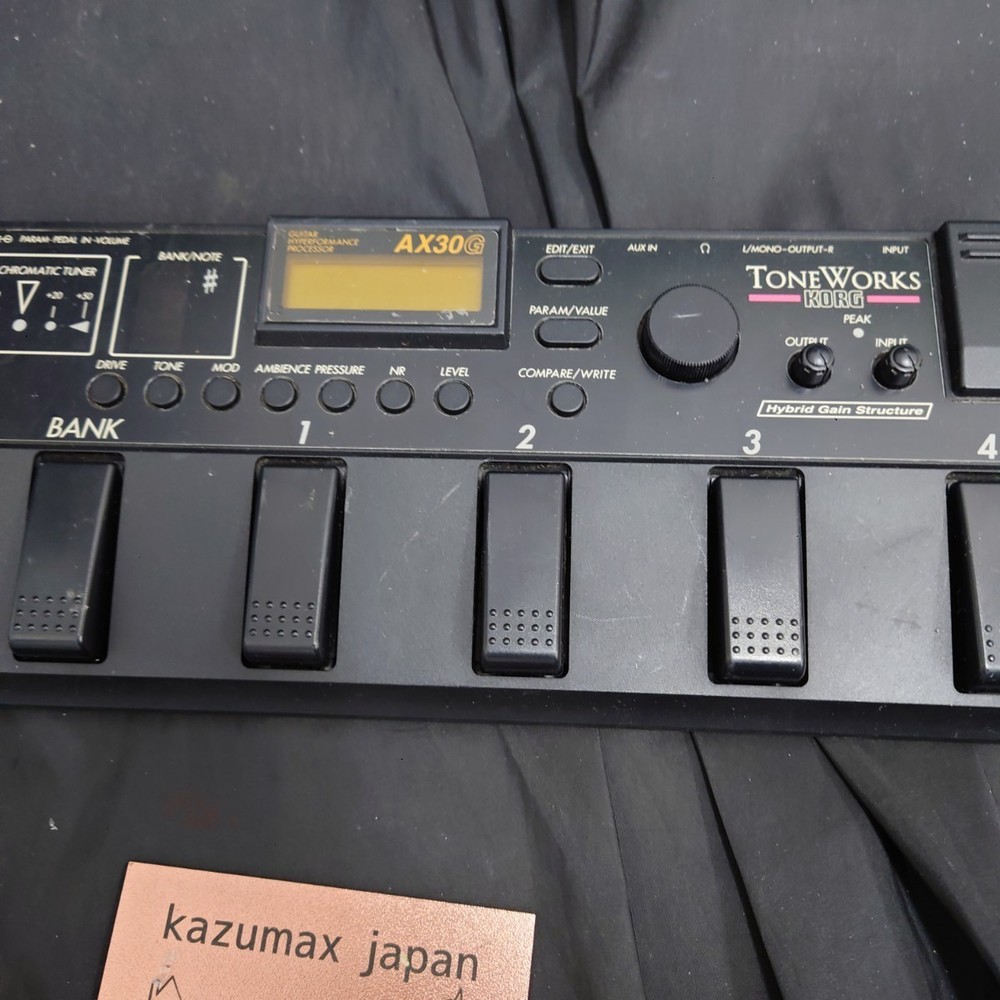 Korg Toneworks AX30G MIJ 90s Guitar Multi-Effects Processor Full refund