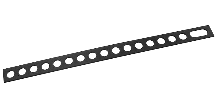 5 PCS 9" Back Strap Mounting Bracket Black Metal Door Lock Car Stereo Secure US