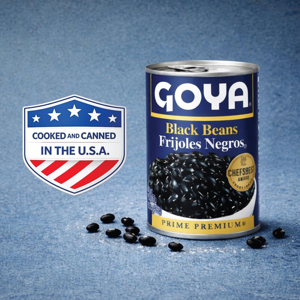 Black Beans 15.5 Ounce Cans 8 Count Value Pack for Cooking