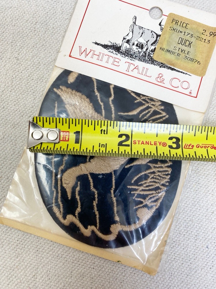 Duck Patch White Tail & Co. NOS Original Packaging Hunting Iron On