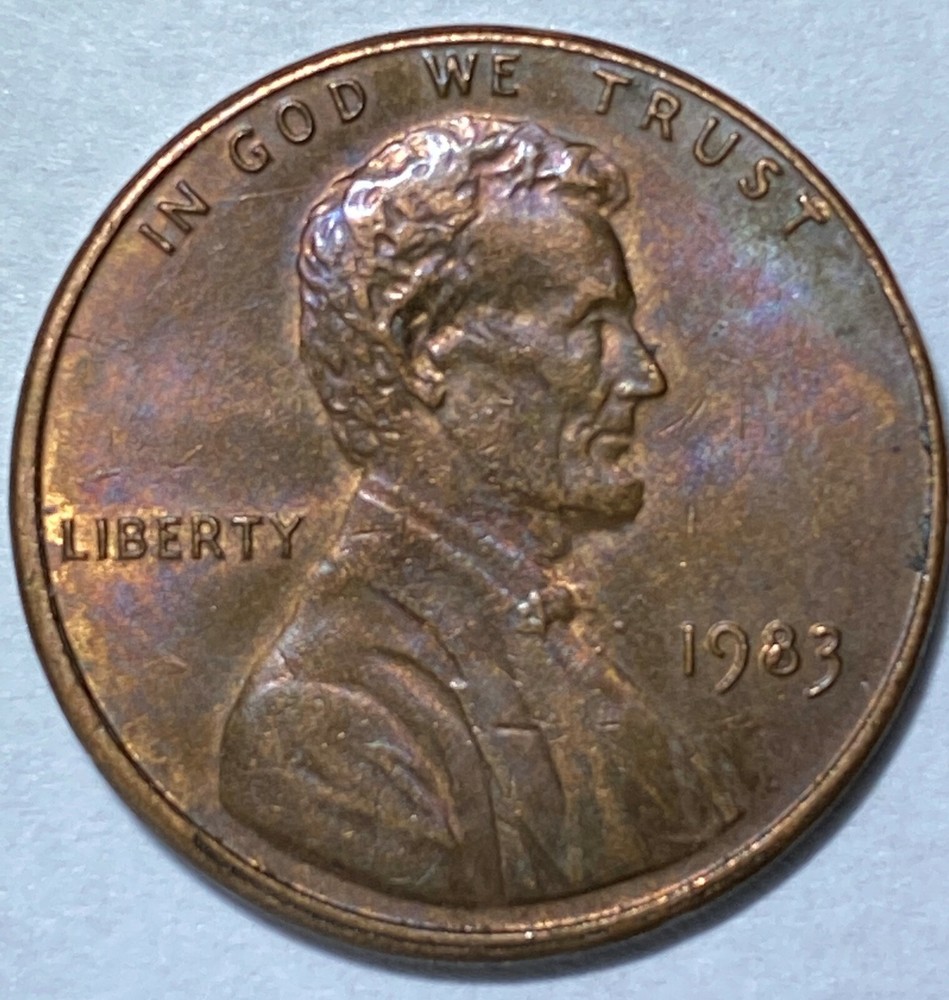 1983 Penny DDO, Rim error, Toning, more info in description