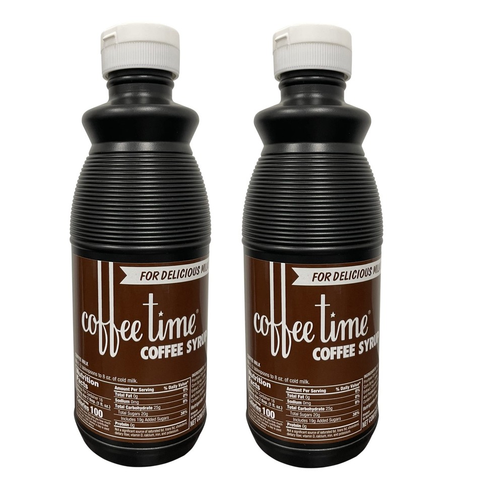 Coffee Time Coffee Syrup 16oz  2 Pack