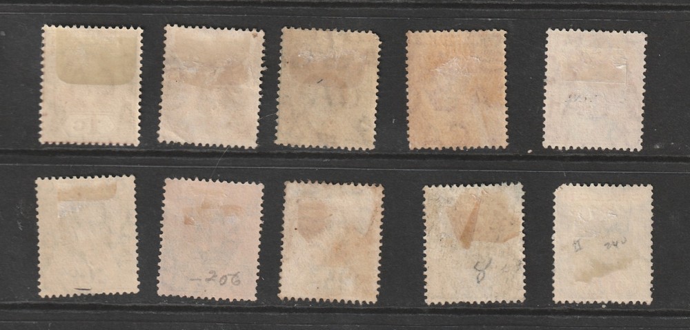 Ceylon Scott# 200-209 Mint & Used