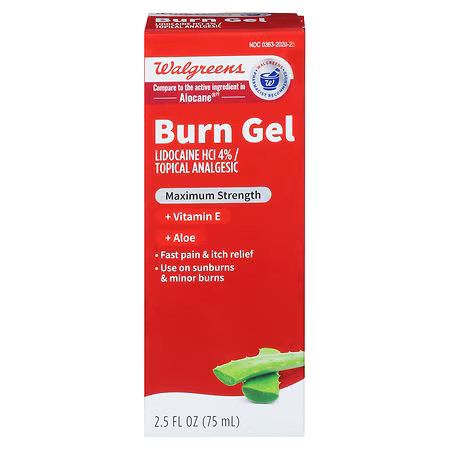 Walg Maximum Strength Burn Gel Topical Analgesic - 2.5 fl oz