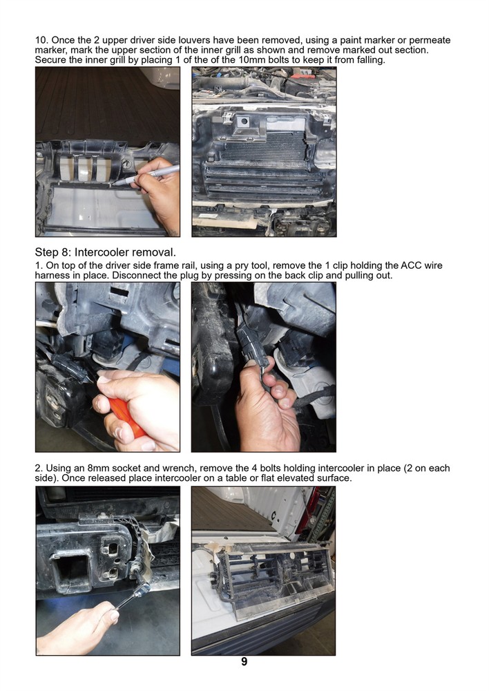Acc Module Relocation Bracket For 2021-2026 Ford Bronco Adaptive Cruise Control
