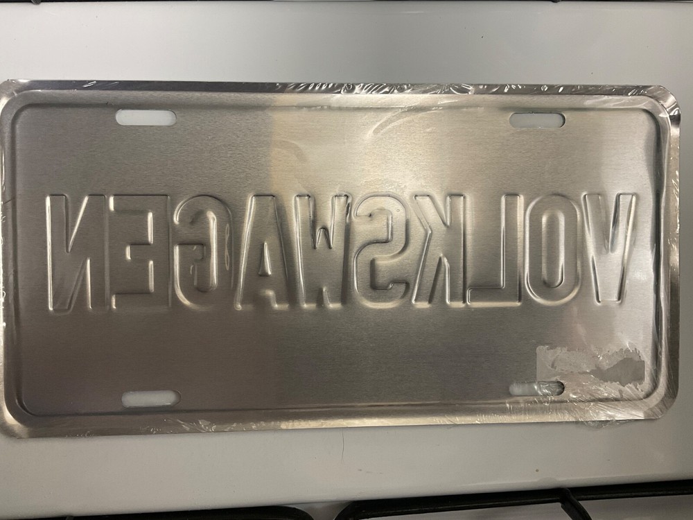 Volkswagen art plate