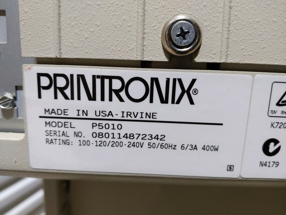 Printronix PSA P5010 Printer + Extra Ribbons Page Count: 70