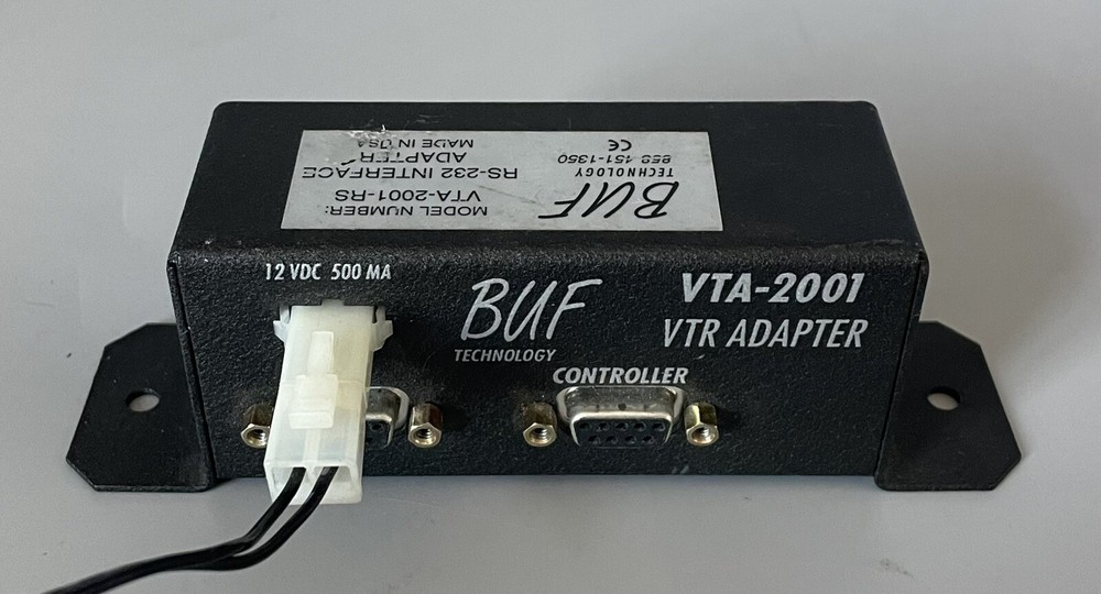 Untested — BUF Technology Interface Adapter VTA-2001-RS RS-232 — See Description
