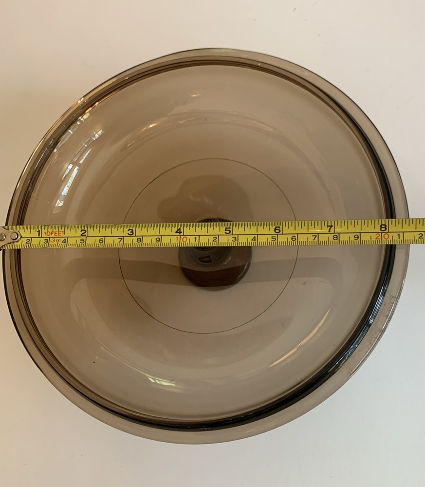 Pyrex Vision Ware Amber Lid 8" Replacement V-25-C