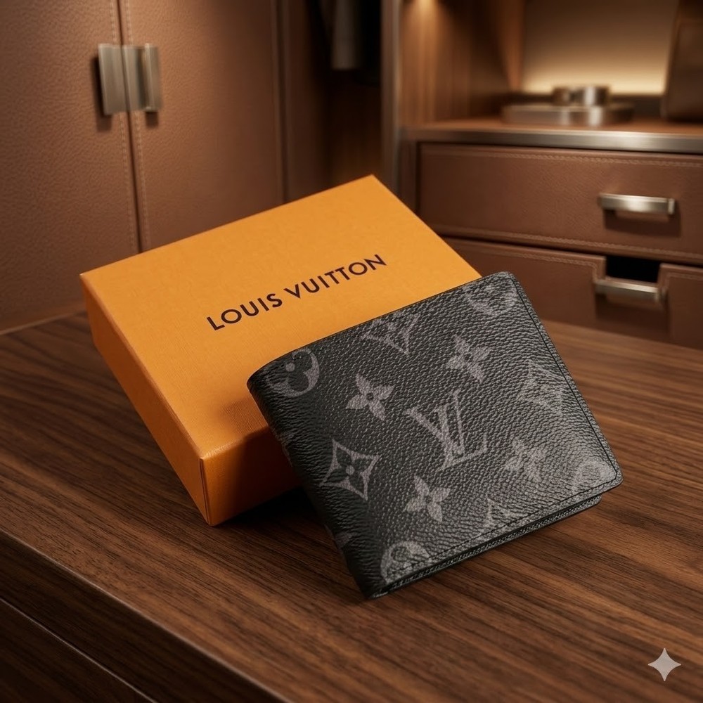Louis Vuitton Slender Wallet Monogram Eclipse M62294