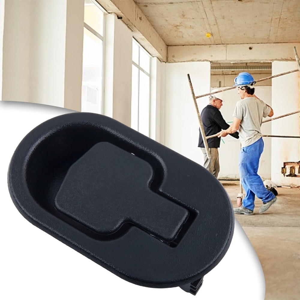 Black Recliner Replacement Release Lever Pull Handle ABS Plastic Fits 6mm/3mm