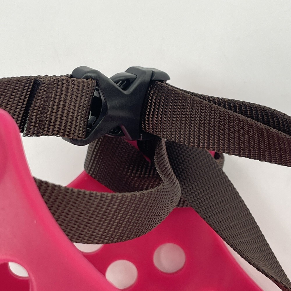 BARKLESS Dog Muzzle for Short Snout Dogs, Soft Silicone Muzzle for Biting Large