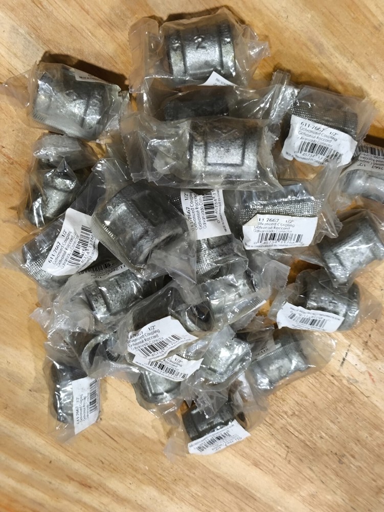 Galvanized Malleable Iron Coupling 1/2 in. NPT Female