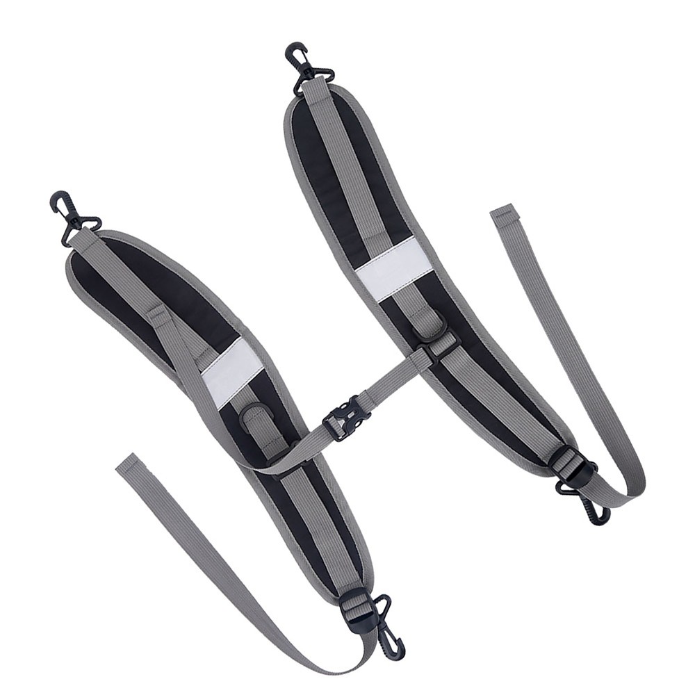 1 Pair Waterproof Nylon Adjustable Shoulder Straps Replacement for Backpack