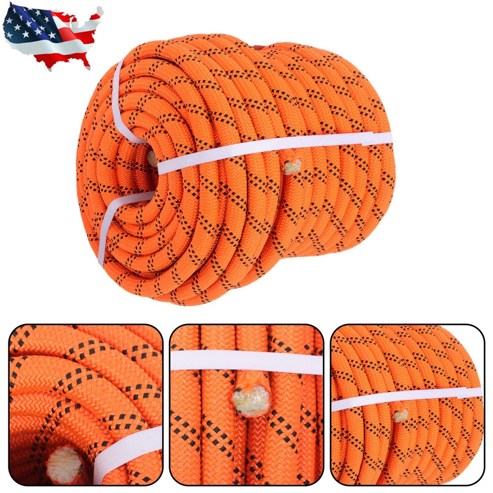Pulling Rigging Line3/4" × 120' Double Braid Nylon Polyester Arborist Bull Rope