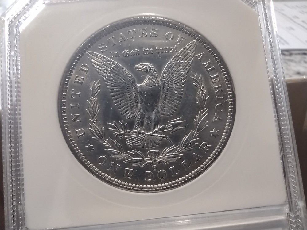 1887-O Morgan Dollar PCI graded a 65+