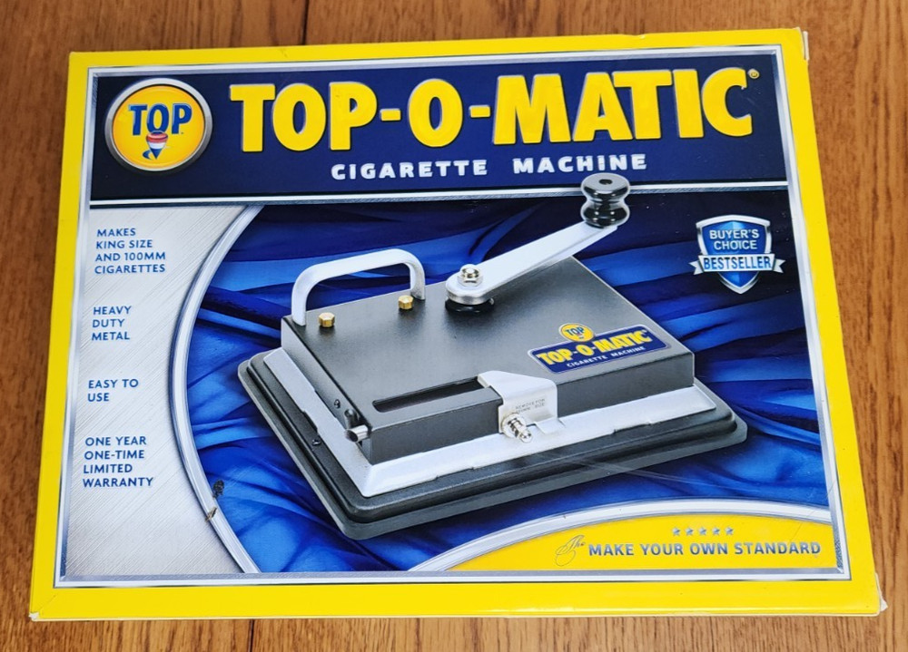 Top O Matic Cigarette Machine Makes King Size And 100MM Works