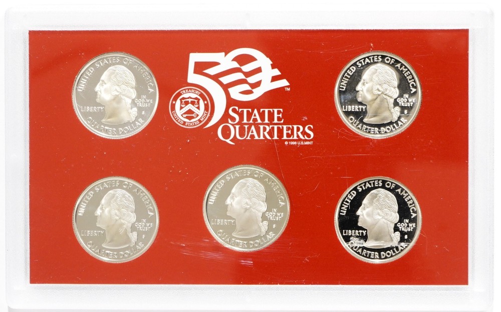 2004 United States Silver Proof Set w/ Box & COA