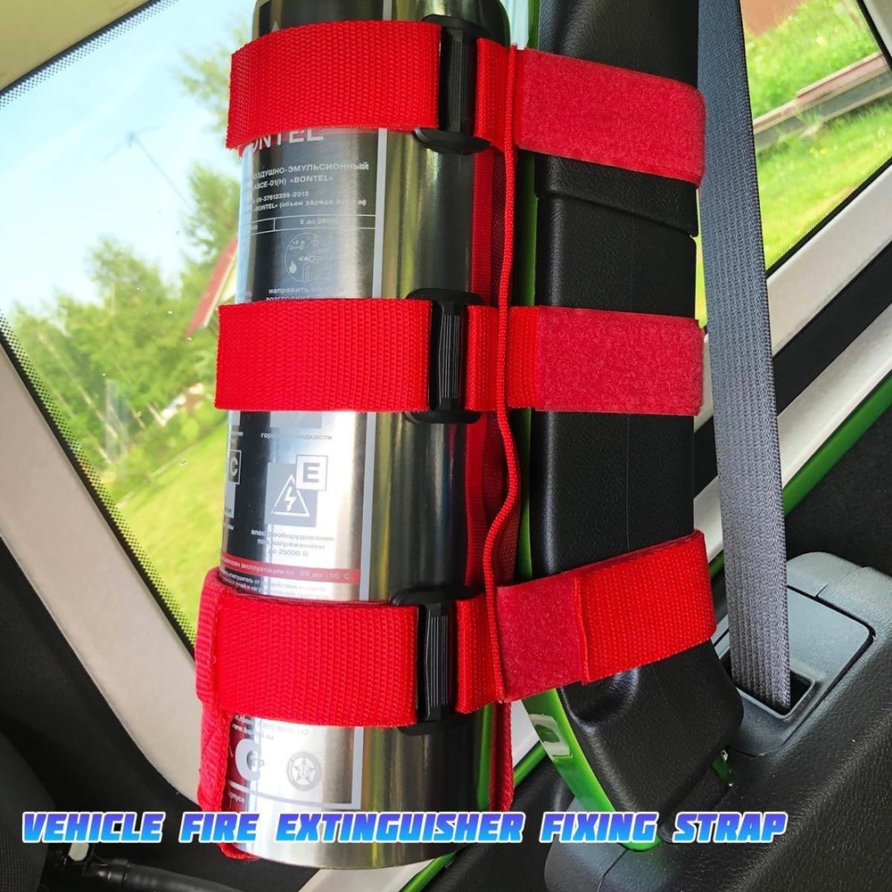 Fire Extinguisher Holder Adjustable Roll Bar Extinguisher Strap Sling Bracket