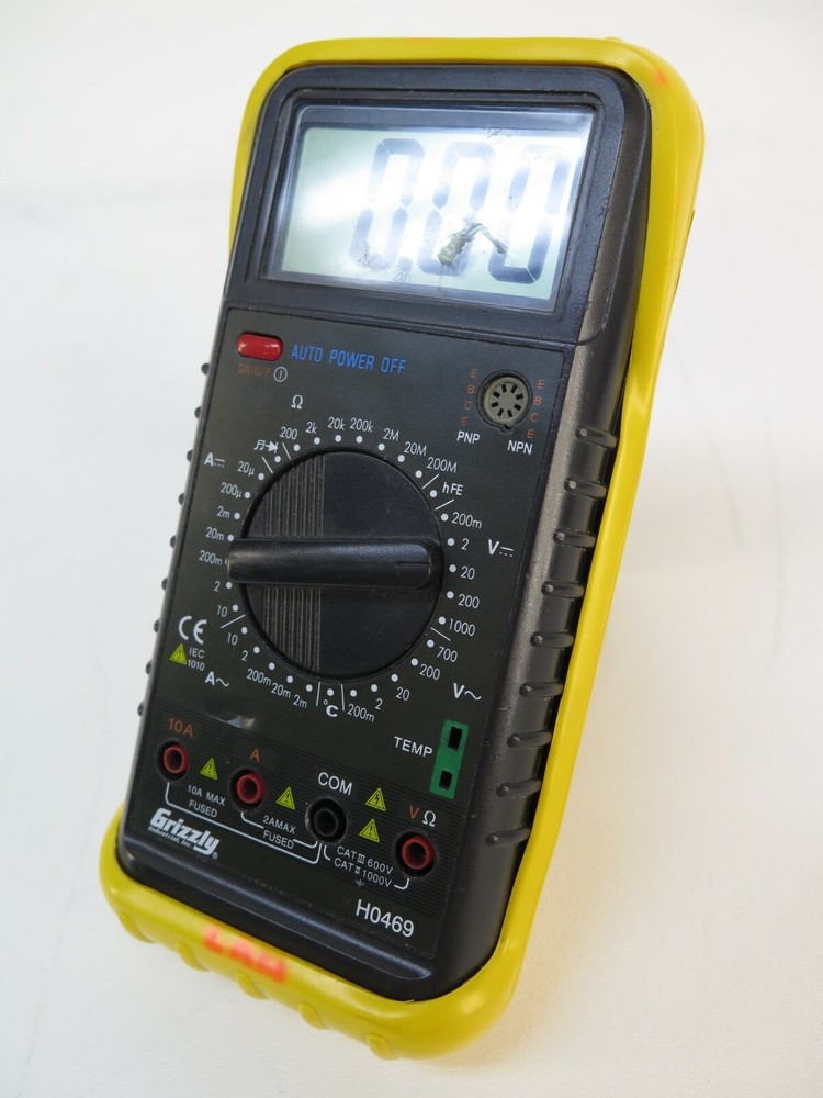 Grizzly Industrial, Inc. H0469 Multi-Meter
