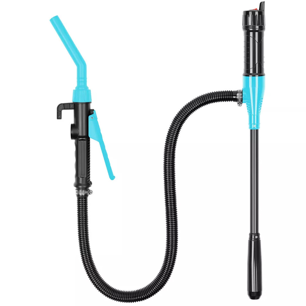 2.4 GPM Powered Battery Quick Liquid Fuel Transfer Pump w/ Flow Control Nozzle