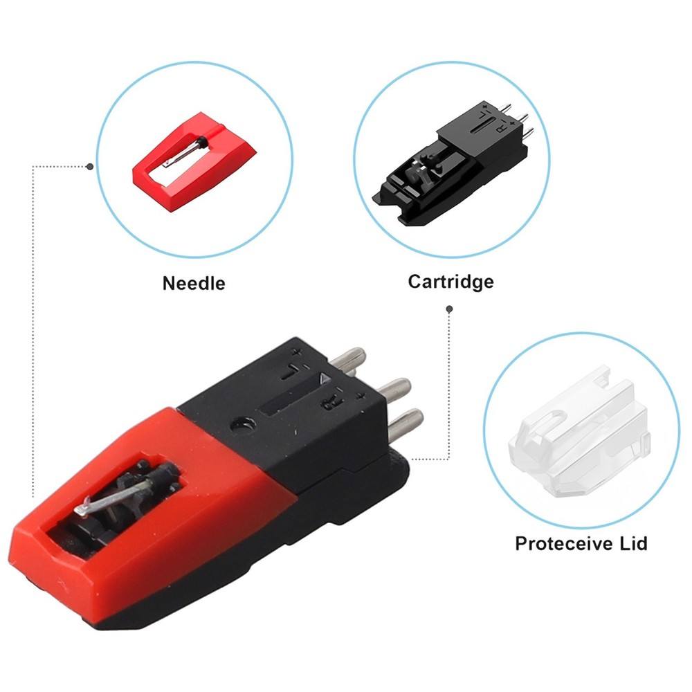 Incredible Sound Enhancement with This 3 Pack Turntable Needle Replacement Set