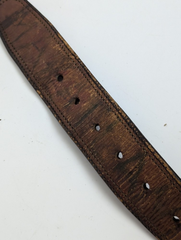 Vintage Leather Shotgun Shell Ammo Belt 11 Loop 58” ROG S