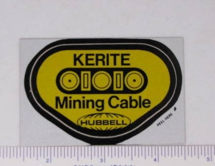 Hubbell Kerite Mining Cable Coal Sticker Industrial Mining Equipment