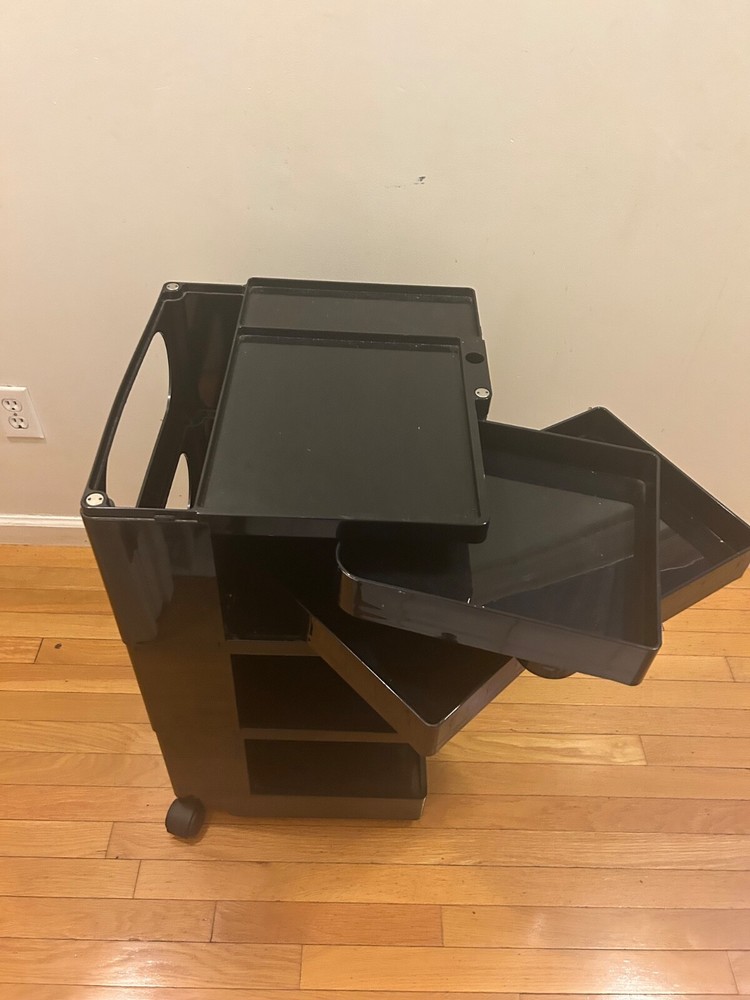 JOE COLOMBO BOBY TROLLEY ORGANIZER BLACK